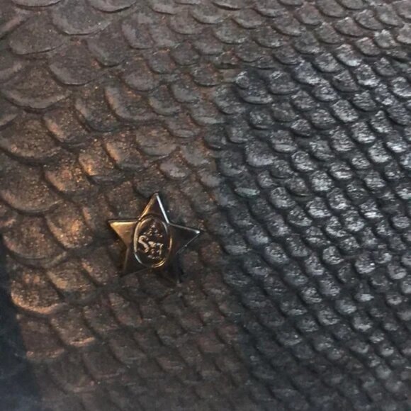 Ash Bo Black Python-Embossed Fringe Crossbody - Picture 8 of 15